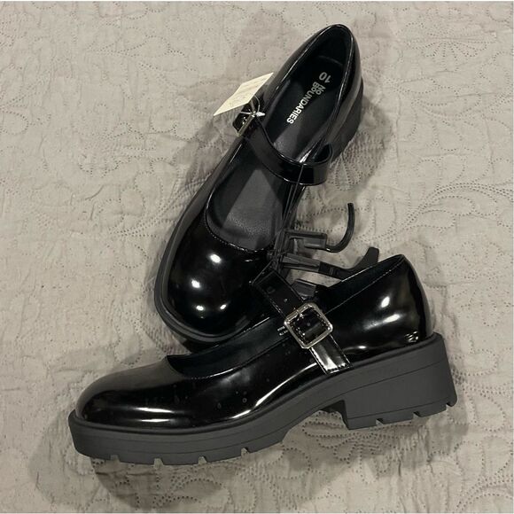 No Boundaries Shoes - No Boundaries Mary Jane Memory Foam Black Women’s 10 New